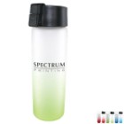 Photo 5 Halcyon Ombre Frosted Glass Bottle w/ Flip Top Lid, 20oz.