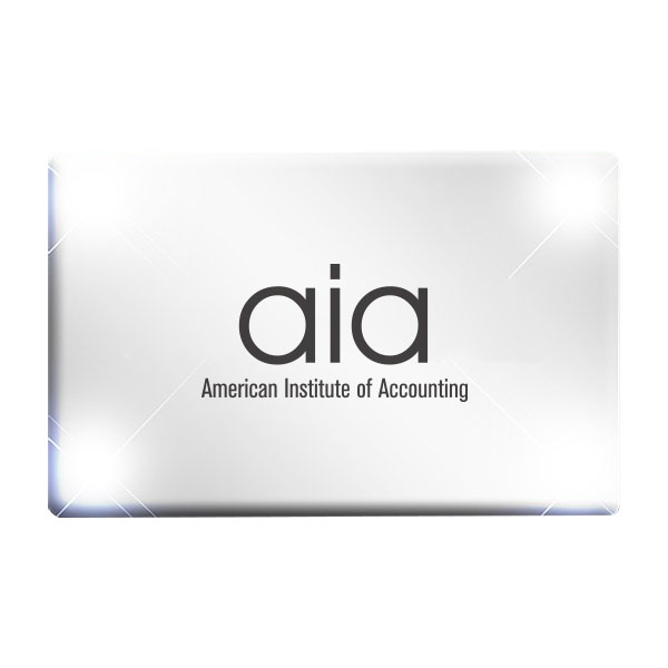 Product Photo 1 Rectangle Flashing LED Lapel Pin