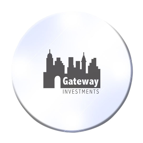 Product Photo 1 Round Flashing LED Lapel Pin, 1-1/2"