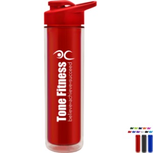 Double Wall Bottle with Drink-Thru Lid, 16oz. - GY6207