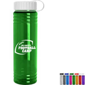 Slim Fit Water Bottle with Tethered Lid, 24oz. - GY6231