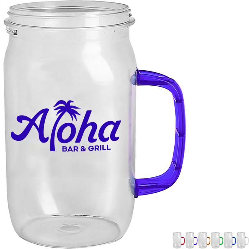 Product Photo 1 Mason Jar Tumbler with Handle, 27oz.