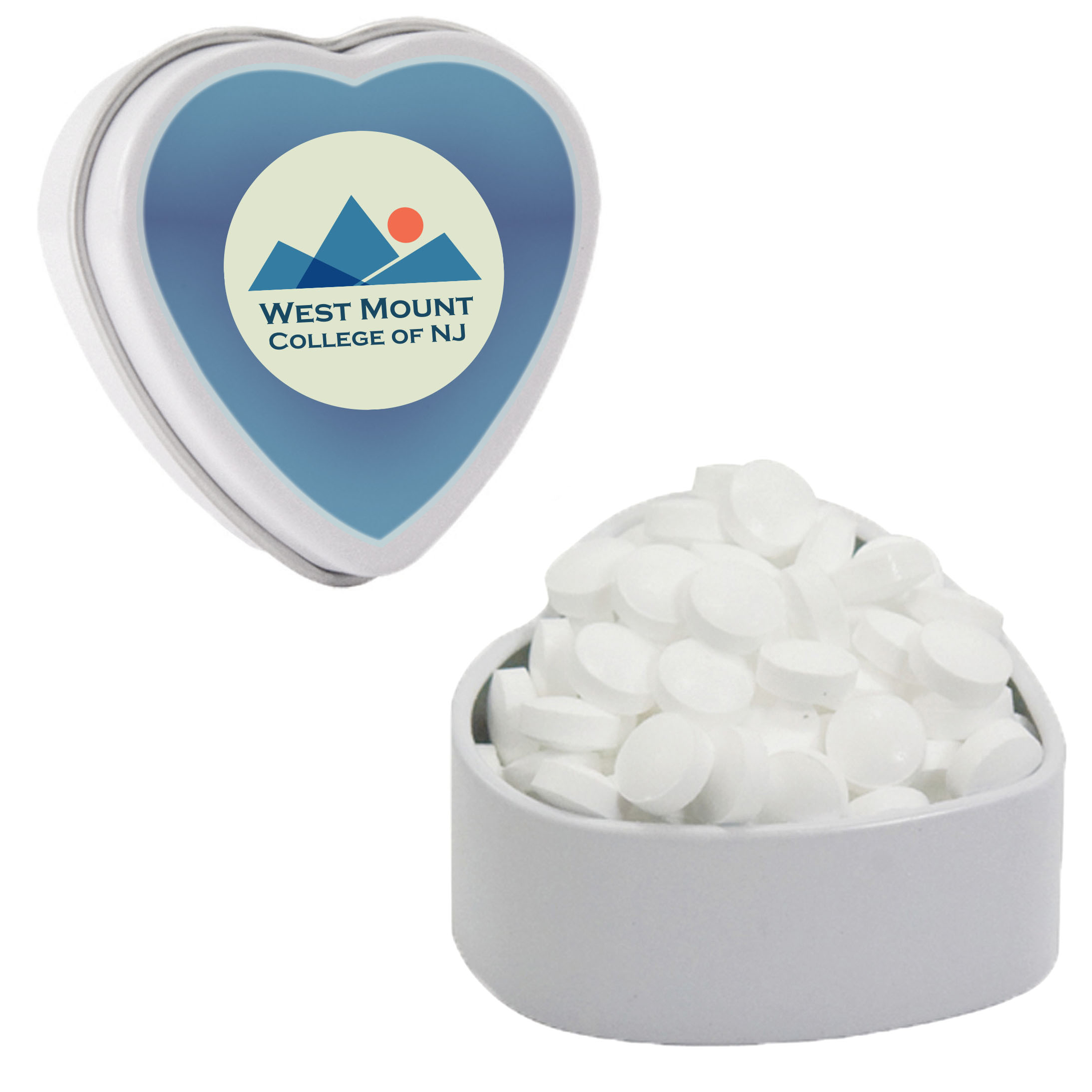 Product Photo 1 Sugar Free Peppermints in Small Heart Tin