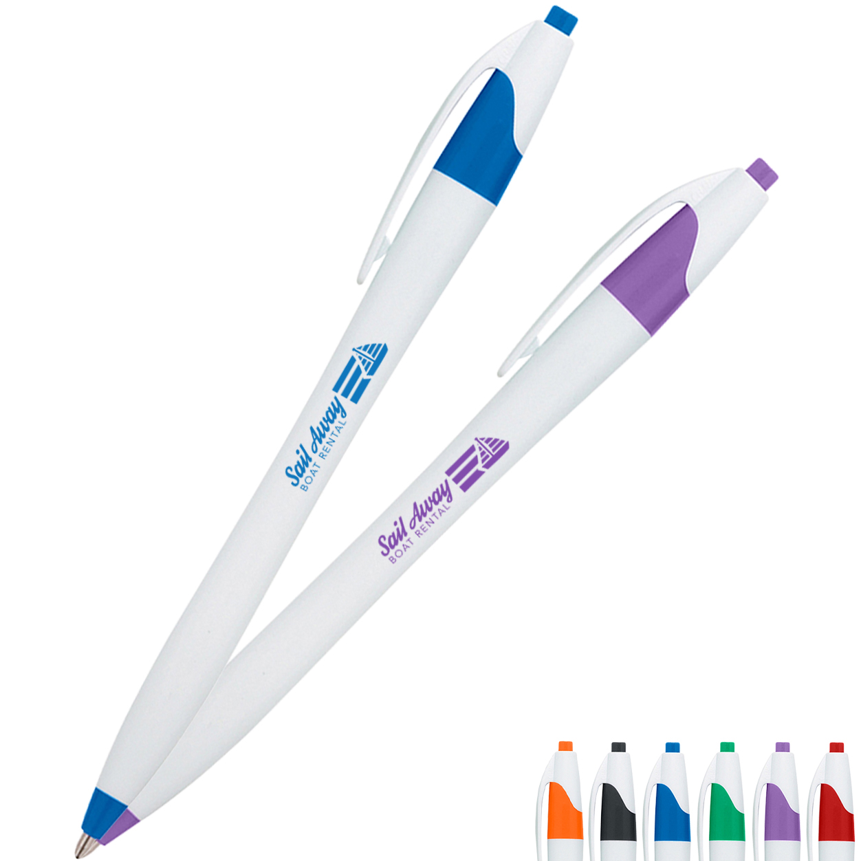 Product Photo 1 Dart White Barrel Pen