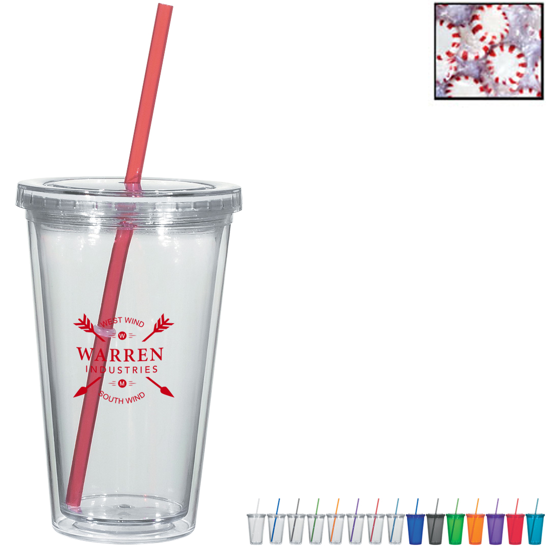 Product Photo 1 Double Wall Tumbler w/ Starlite Mints, 16oz.