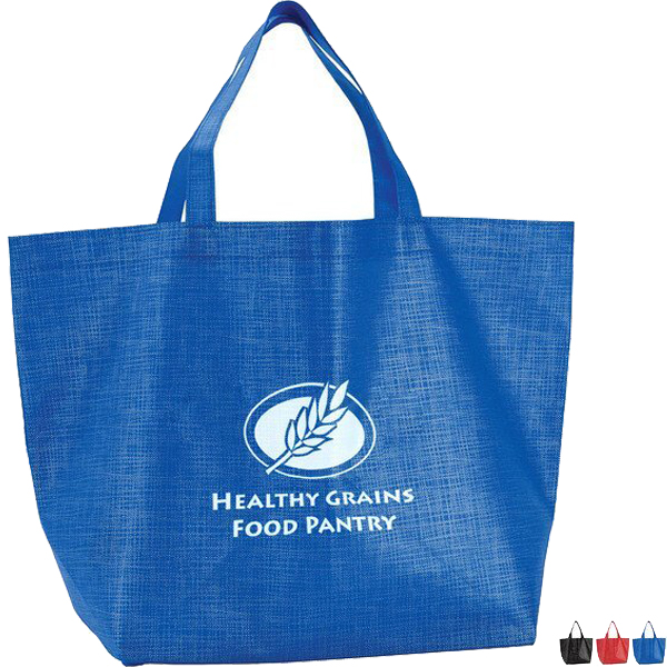 Product Photo 1 Crosshatch Non Woven Grocery Tote