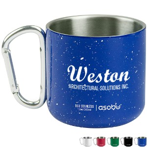 Asobu® Campfire Stainless Steel Carabiner Mug, 12oz. - DN1782