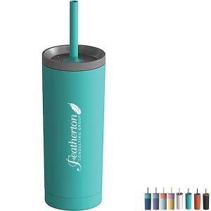 Asobu® Superb Sippy Copper Lined Stainless Steel Tumbler & Silicone Straw, 20oz. - DN1784