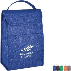 Crosshatch Non-Woven Lunch Bag - HT1234