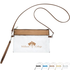 Game Day Clear PVC Wristlet Pouch - HT1167