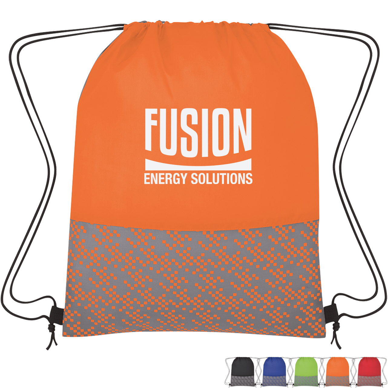 Product Photo 1 Bitmap Polyester Drawstring Backpack