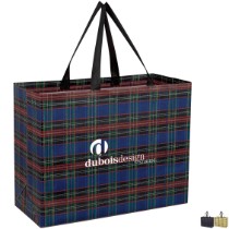 Soho Tartan Laminated Non-Woven Shopper Bag