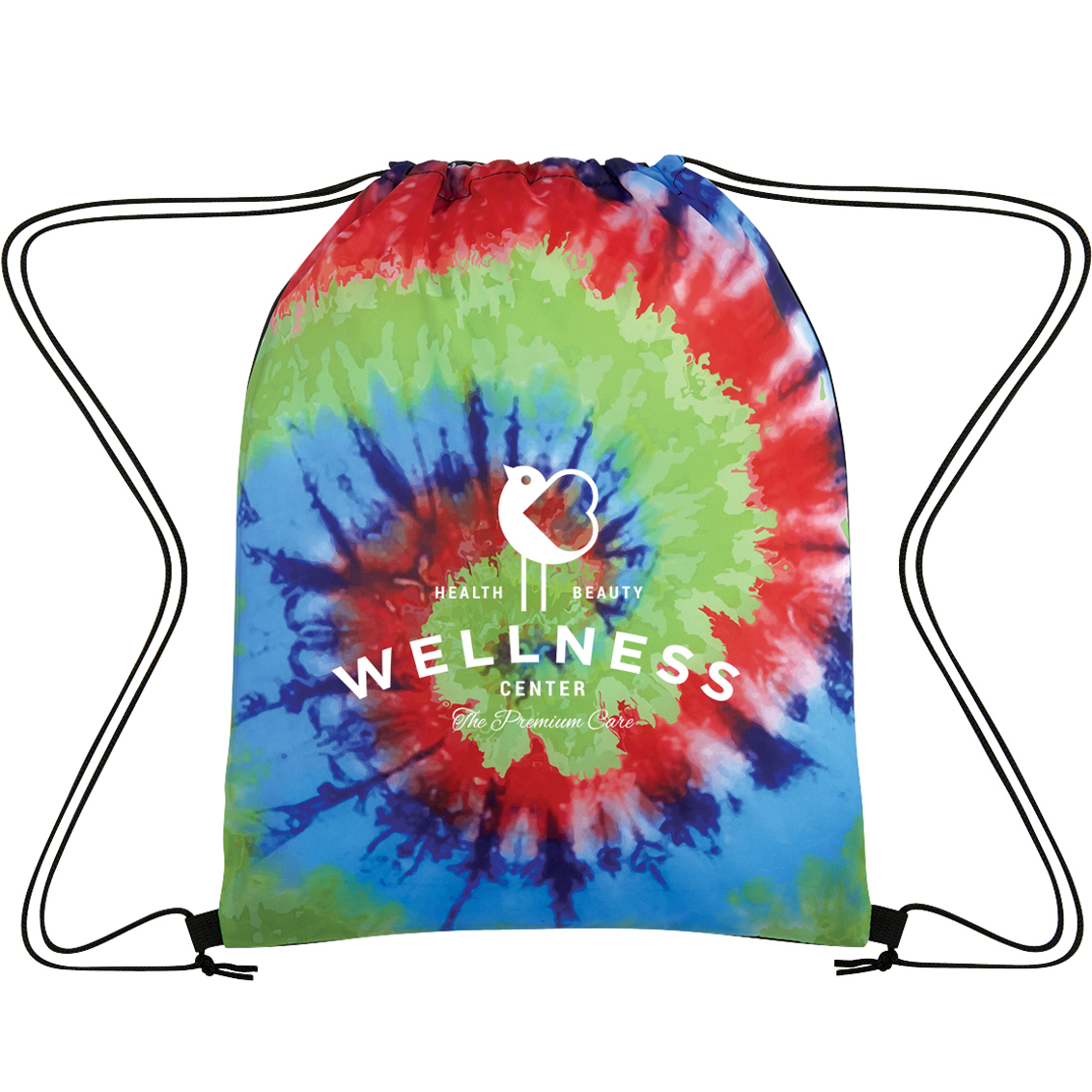 Product Photo 1 Tie-Dye Polyester Drawstring Bag