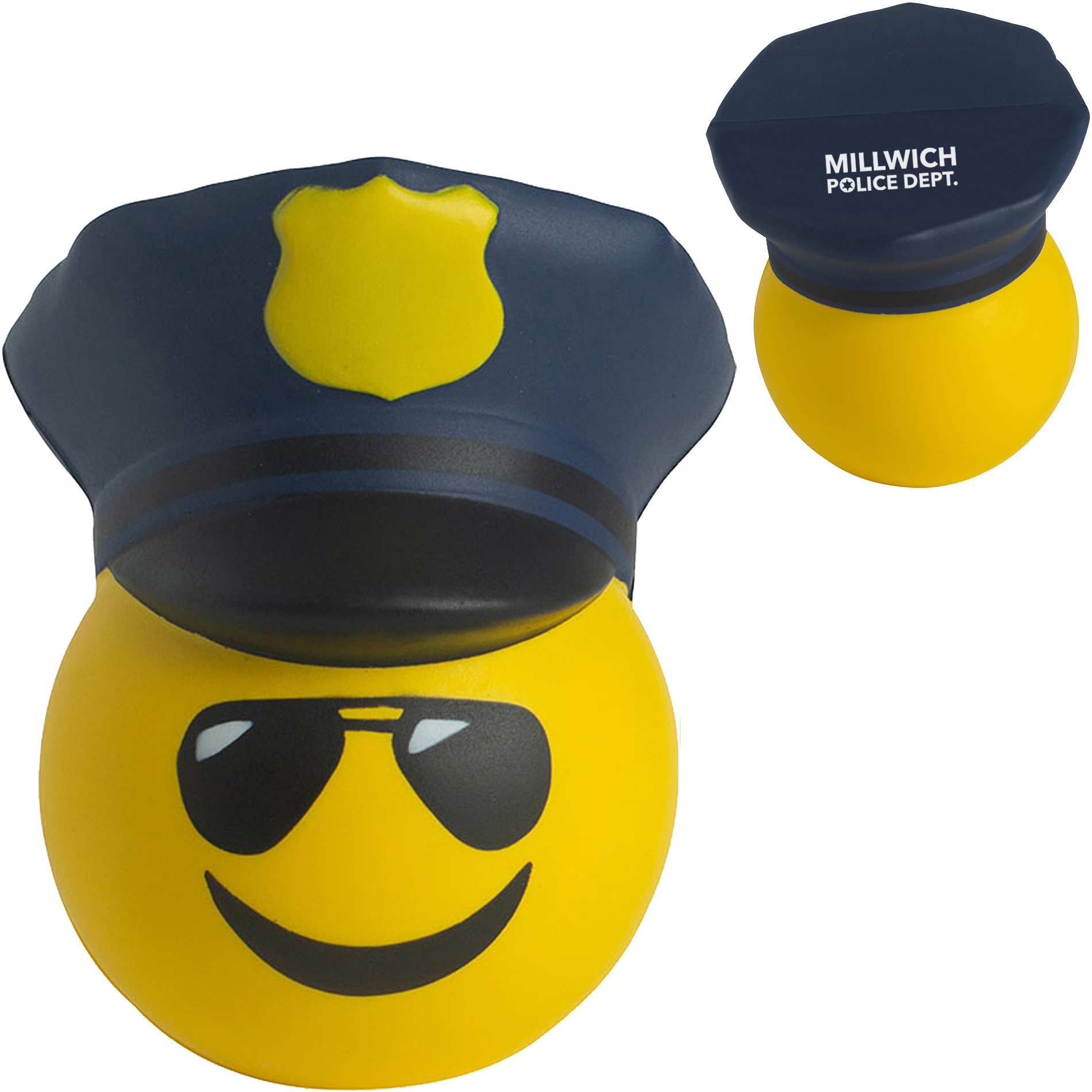 Product Photo 1 Police Officer Emoji Hat Stress Reliever