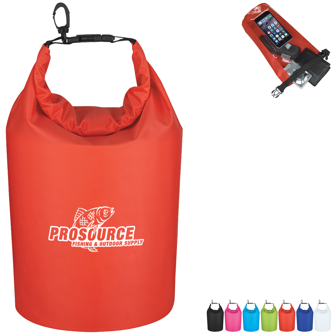 Product Photo 1 Waterproof Ripstop Polyester Dry Bag with Window, 2.5L