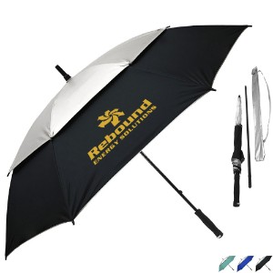 Shoreline Vented UV Golf/Beach Umbrella, 62" Arc - SM1340