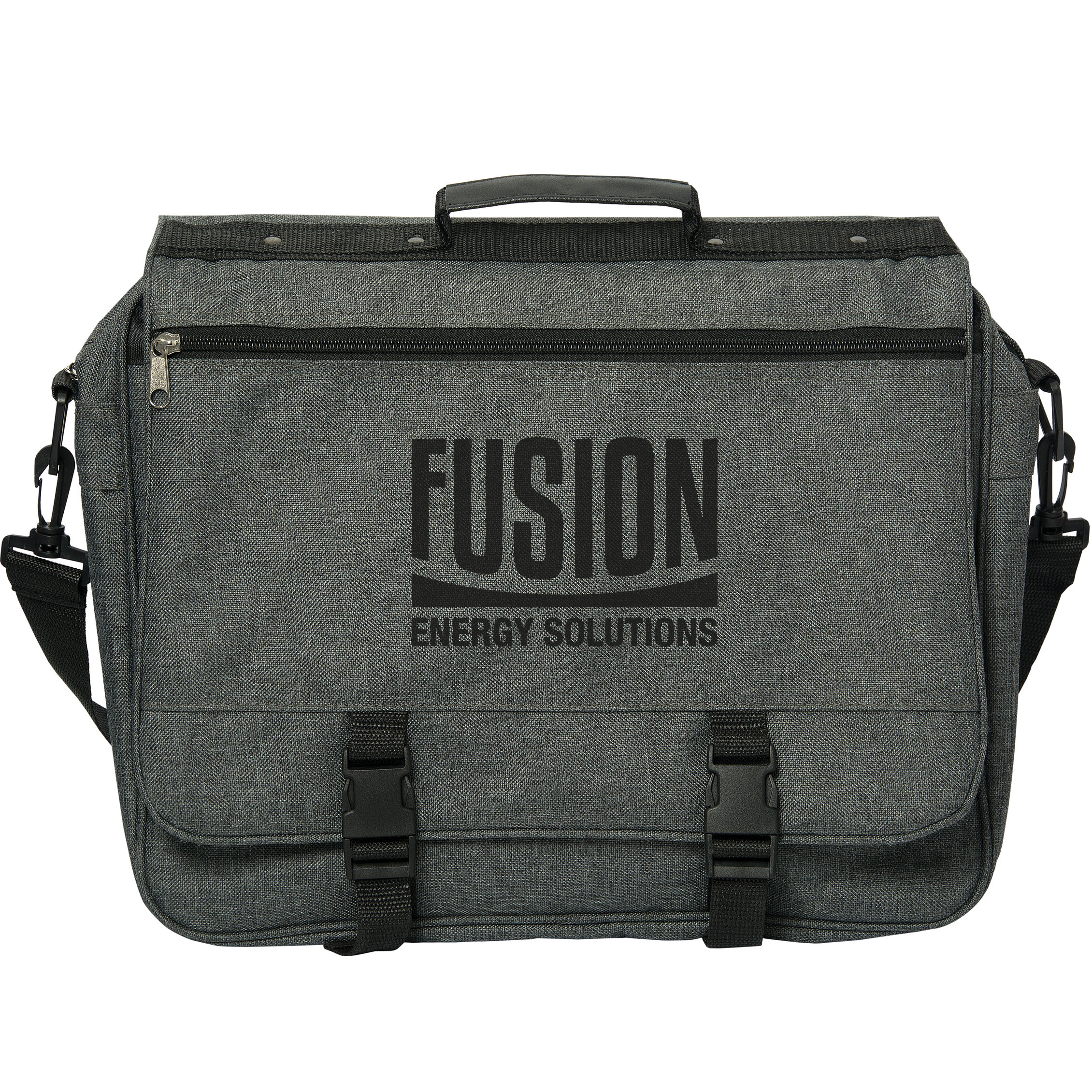 Product Photo 1 Enterprise Classic 600D Heathered Gray Business Brief