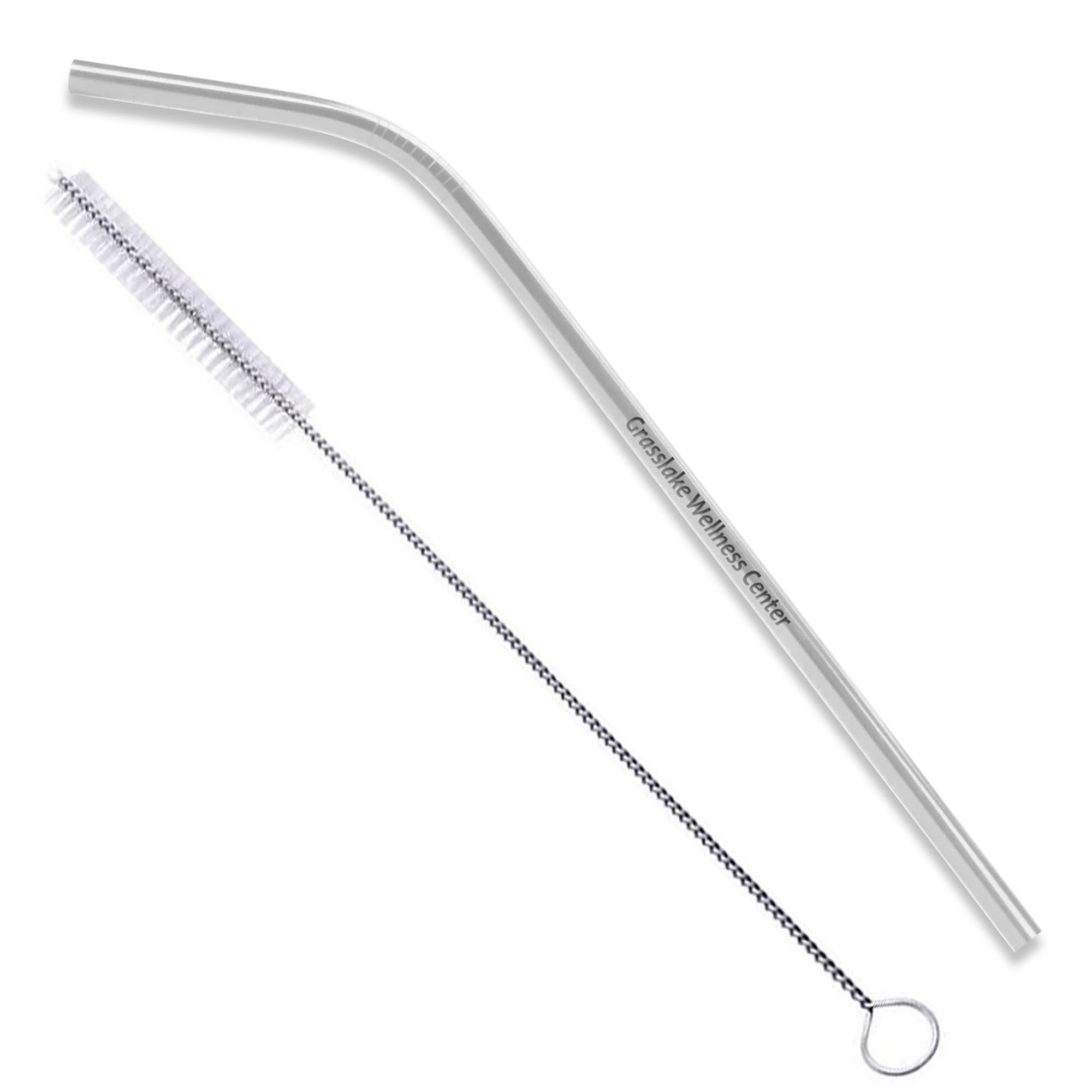 Product Photo 1 Stainless Steel Bent Straw w/ Cleaning Brush
