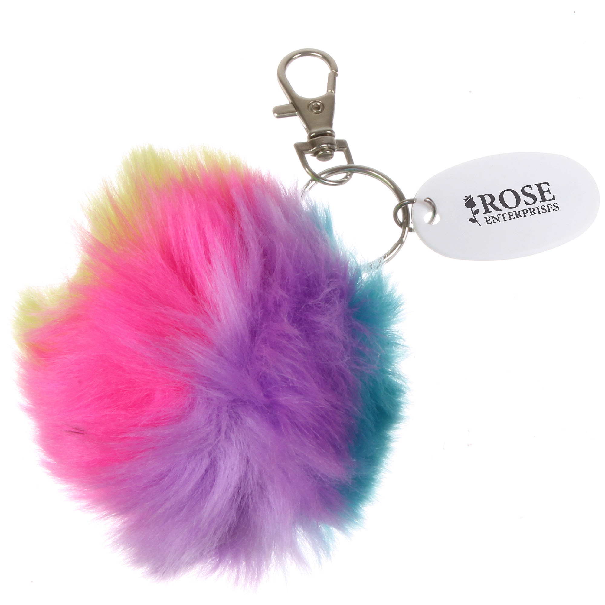 Product Photo 1 Rainbow Pom Pom Key Chain