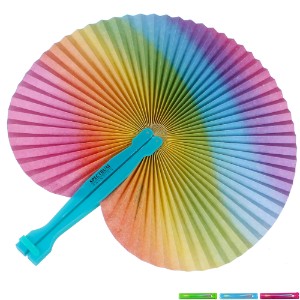 Rainbow Folding Fan - LE2000