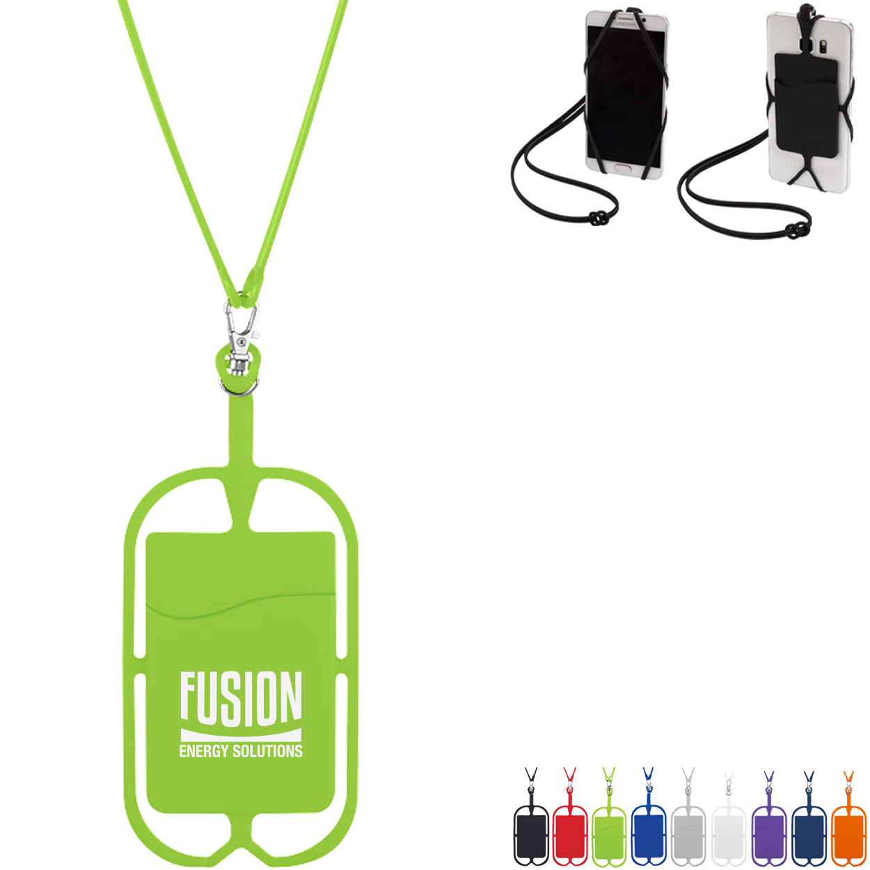 Product Photo 1 Silicone Lanyard w/ Phone Holder & Wallet