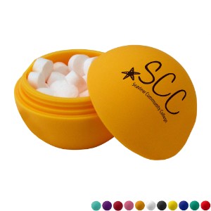 Sugar Free Mints in Round Ball Container - WB2448