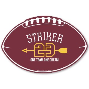 Football Car Sign Magnet - MG2203