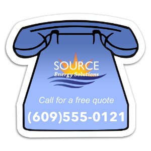 Jumbo Phone Shaped Magnet - MG2214