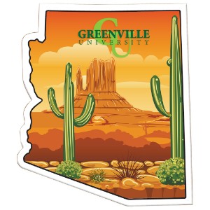Arizona State Shaped Magnet - MG2221