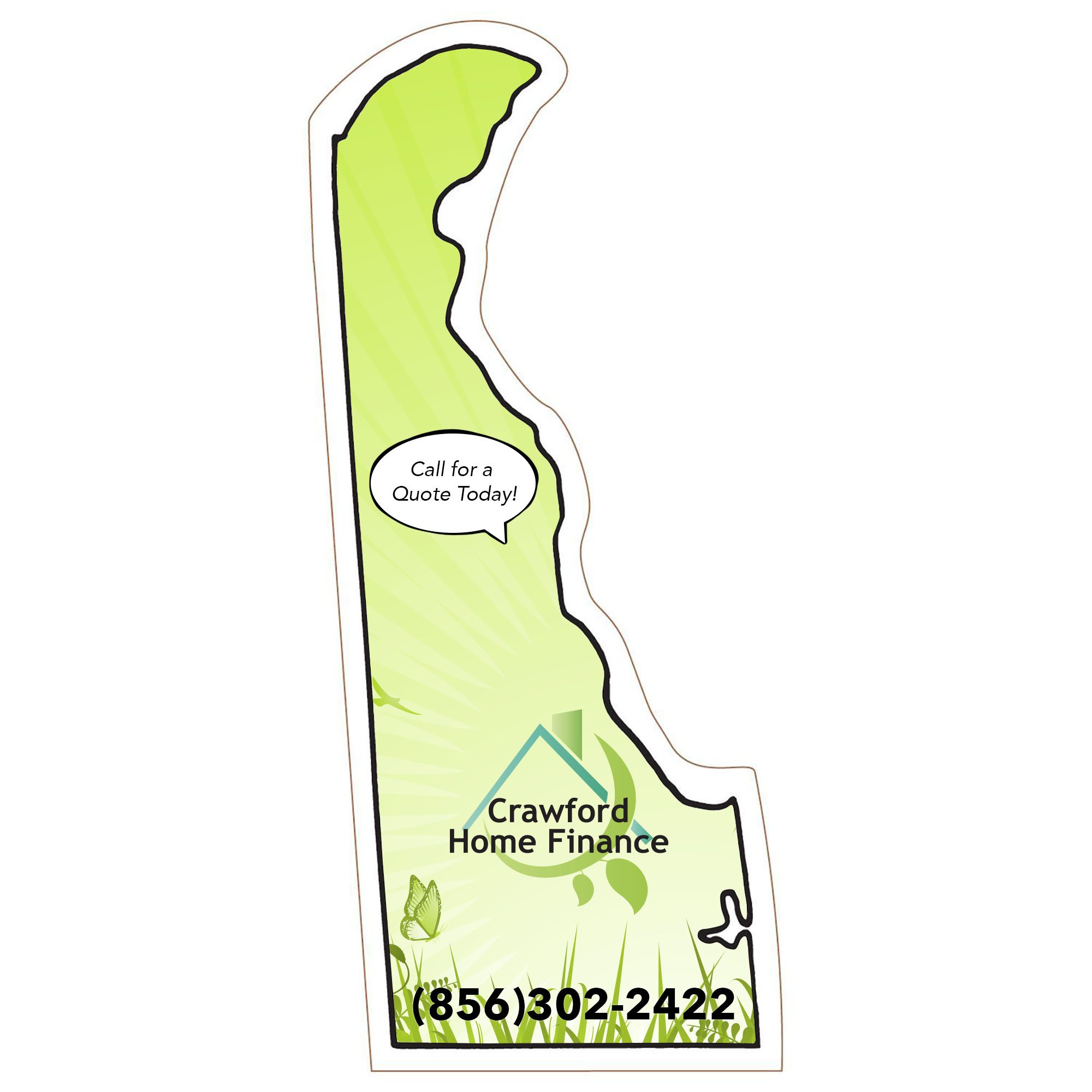 Product Photo 1 Delaware State Shaped Magnet