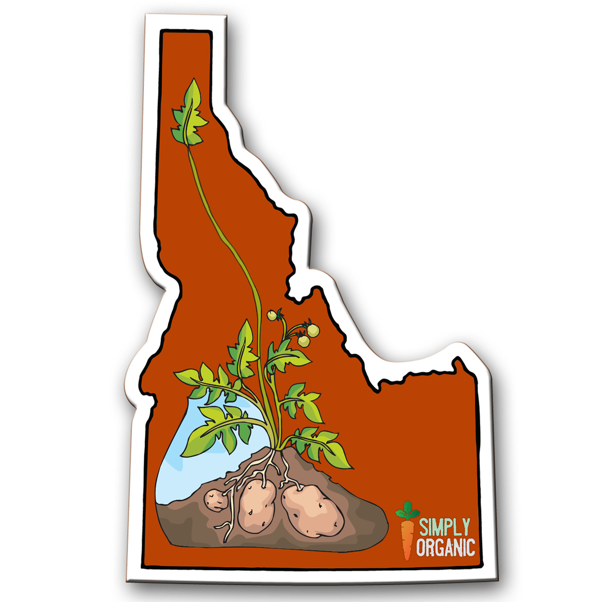 Product Photo 1 Idaho State Shaped Magnet