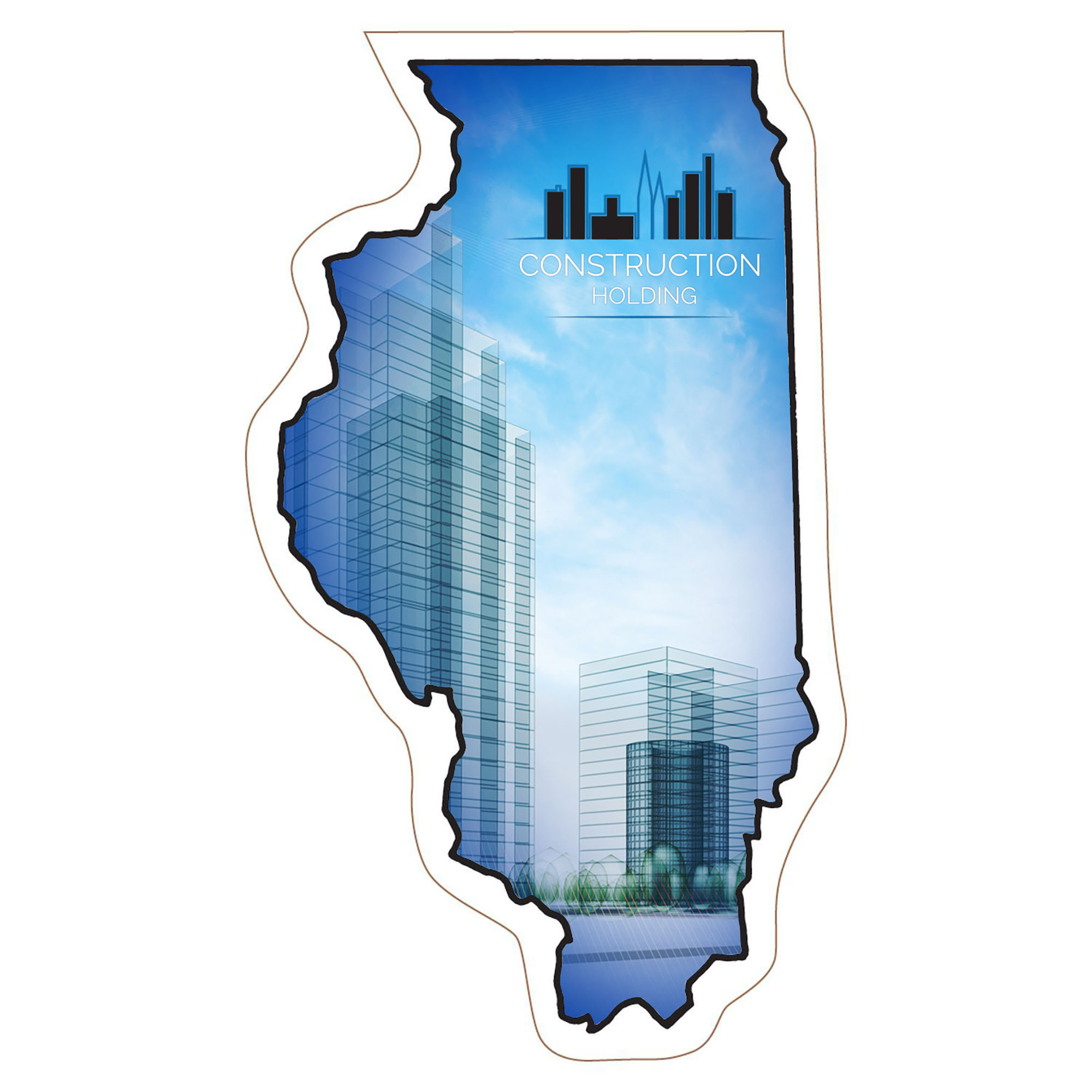 Product Photo 1 Illinois State Shaped Magnet
