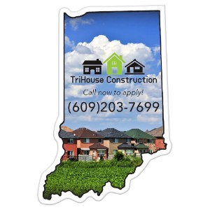 Indiana State Shaped Magnet - MG2232