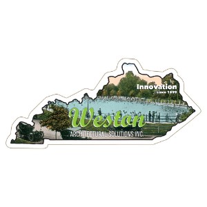 Kentucky State Shaped Magnet - MG2234