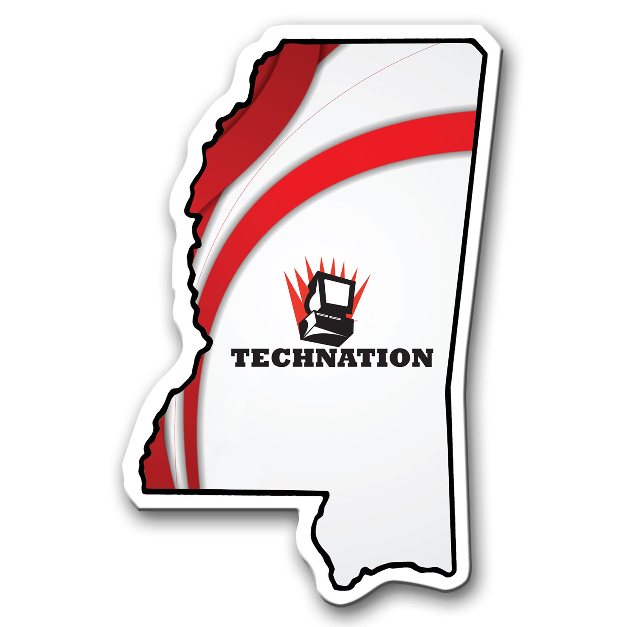 Product Photo 1 Mississippi State Shaped Magnet