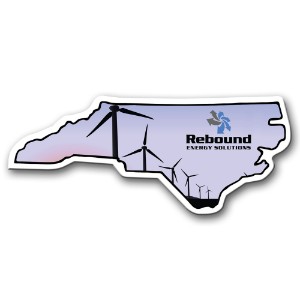 North Carolina State Shaped Magnet - MG2244