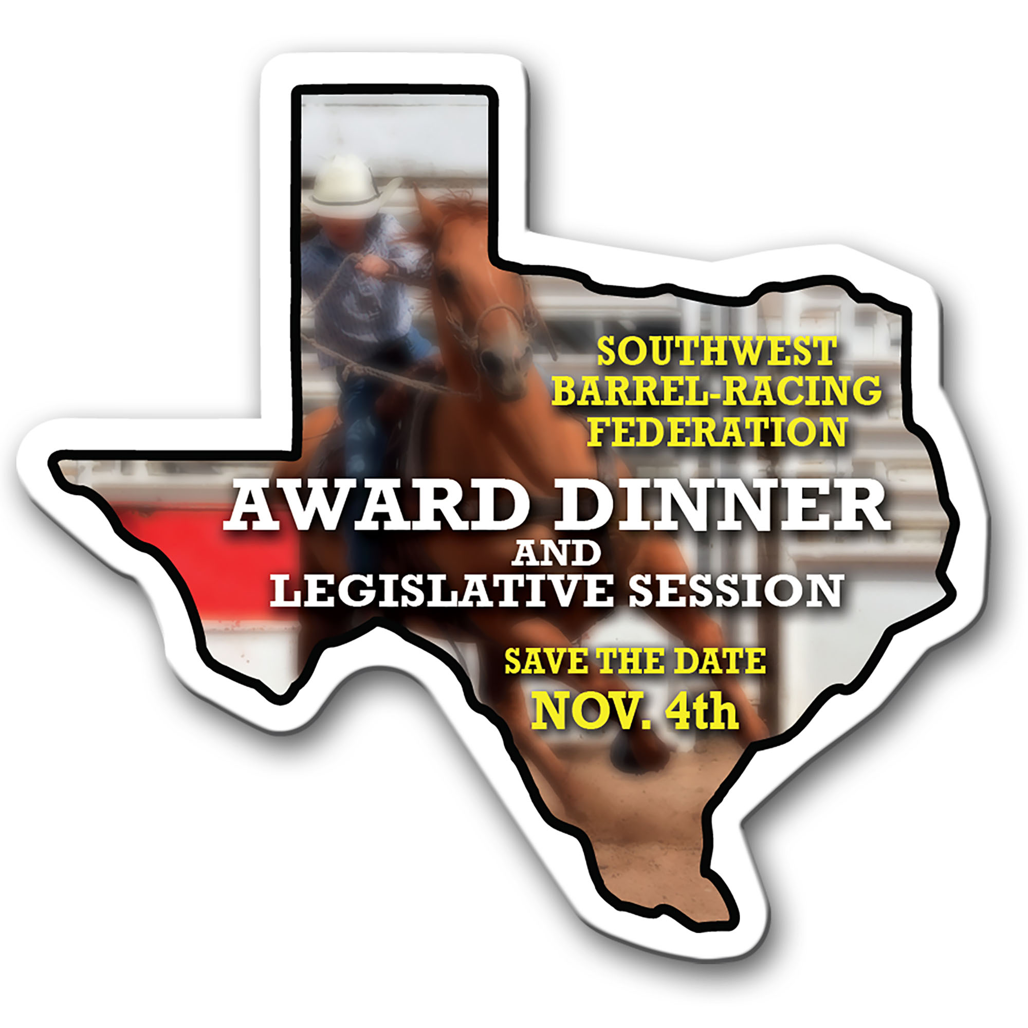 Product Photo 1 Texas State Shaped Magnet