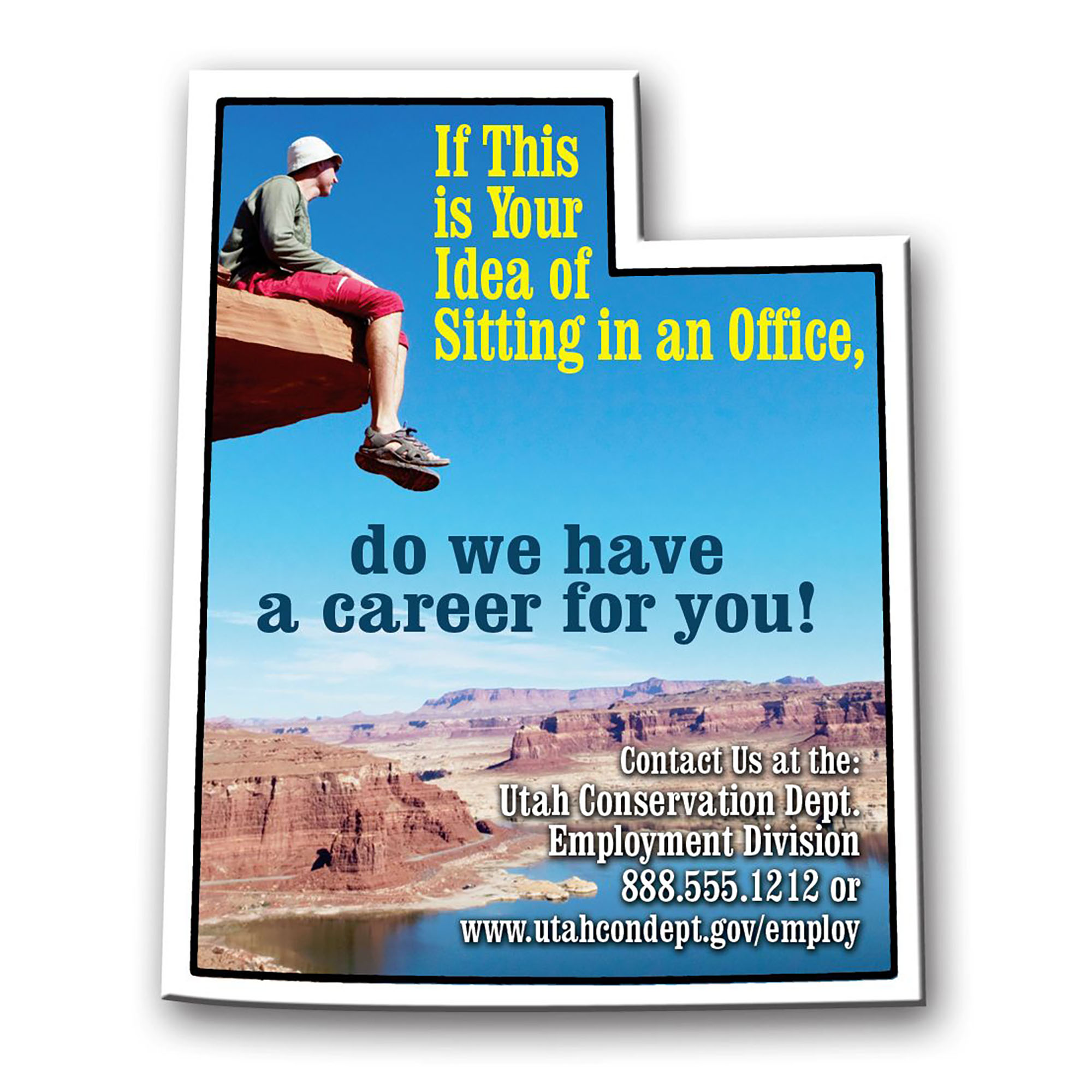 Product Photo 1 Utah State Shaped Magnet