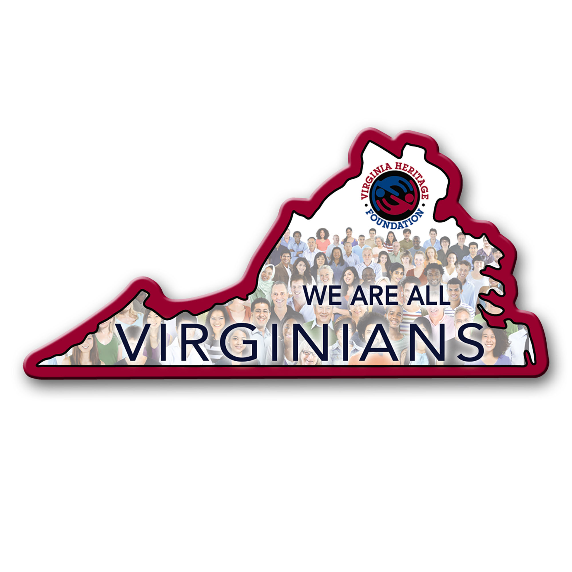 Product Photo 1 Virginia State Shaped Magnet