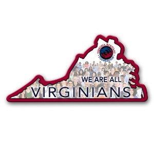 Virginia State Shaped Magnet - MG2263