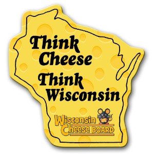 Wisconsin State Shaped Magnet - MG2266