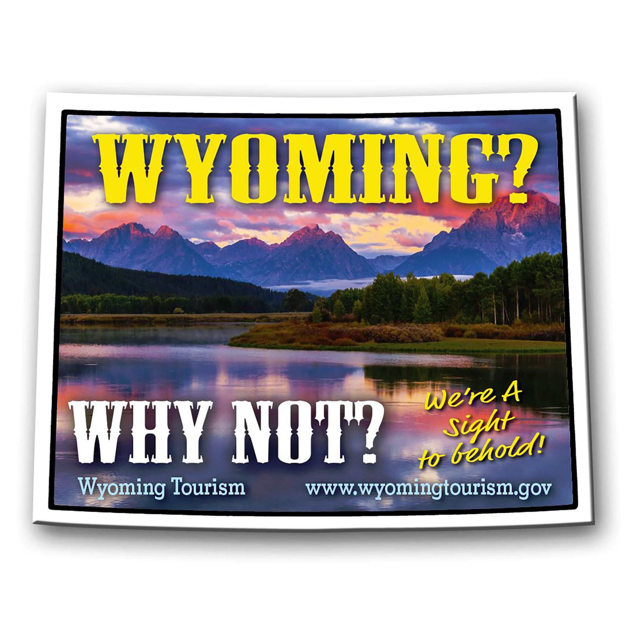 Product Photo 1 Wyoming State Shaped Magnet