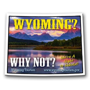 Wyoming State Shaped Magnet - MG2268