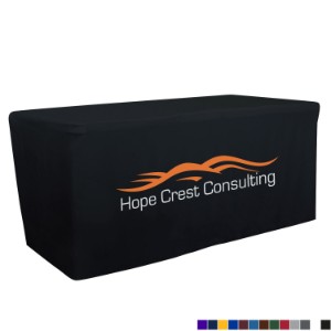 Fitted Table Throw, 6' - Full Color Front - DY1027