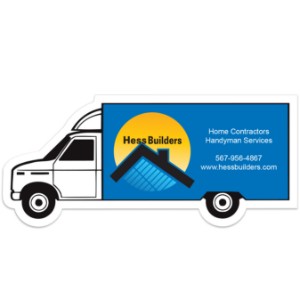 Moving Truck Shaped Magnet - MG2279