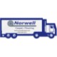 Tractor Trailer Shaped Magnet