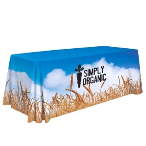 Standard Table Throw, 6' - Full Color Full Bleed - DY1047