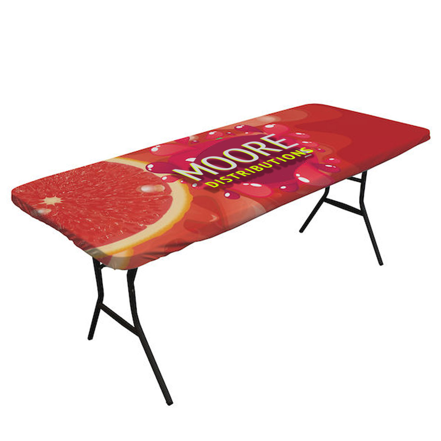 Product Photo 1 UltraFit™ Table Topper Cover, 6' - Full Color Full Bleed