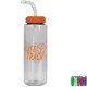 Guzzler Transparent Sport Bottle, 32oz. - Straw Lid