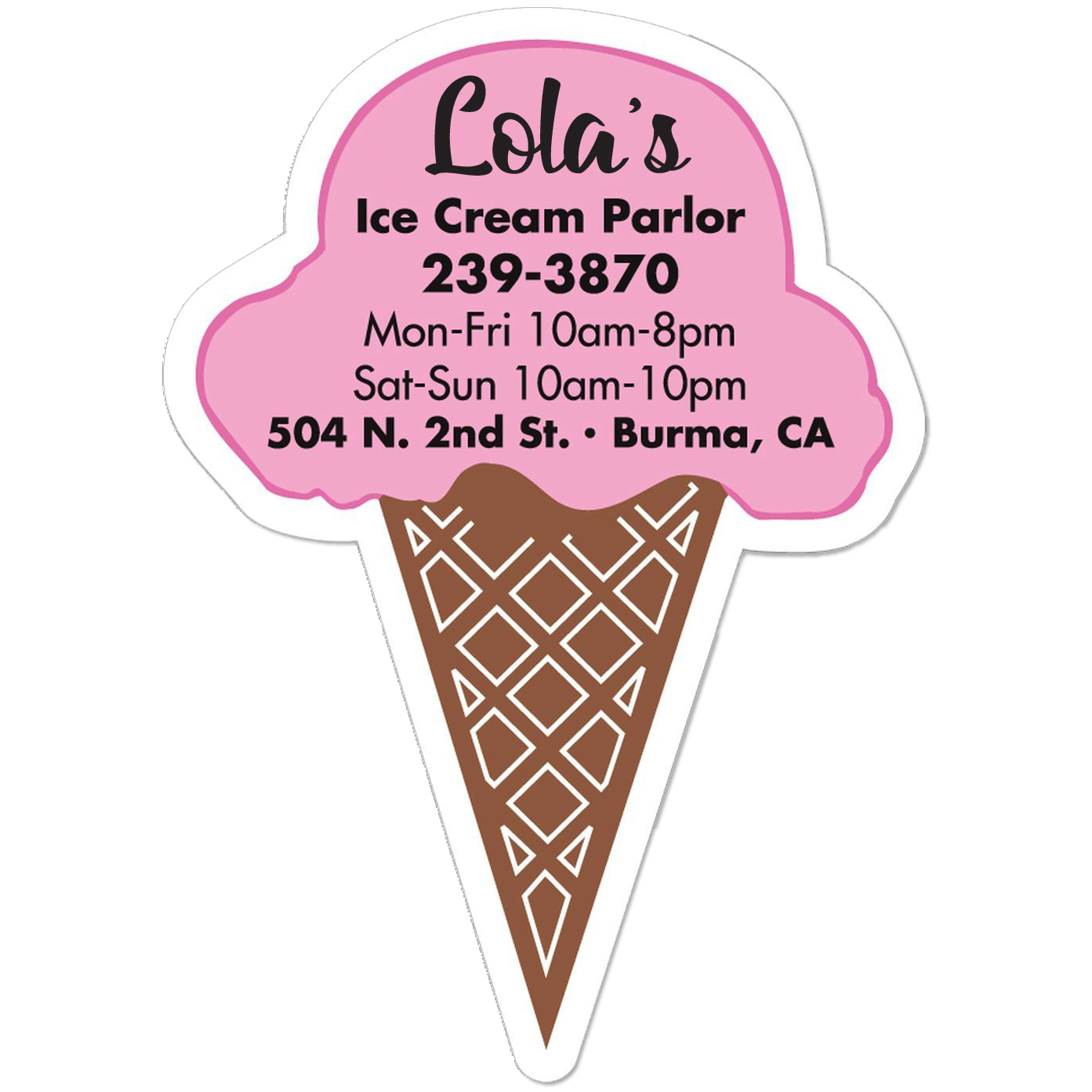 Product Photo 1 Ice Cream Cone Shaped Magnet